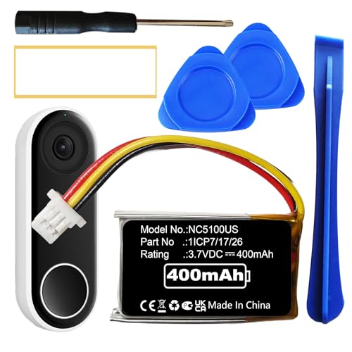 Nzzz NC5100US Battery for Nest Hello
