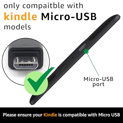 SPARKED Kindle Charger Cable UK Micro USB Charging Power Lead Cord for Amazon Kindle, Paperwhite, Fire HD, Oasis Tablet (Compatible with Kindles 2007-2018) Replacement Tablet Adapter Wire Fast Charge - Image 2