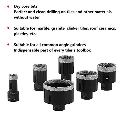 Kit brocas huecas 6 en 1 con caja 20-68 mm M14 miniatura 7