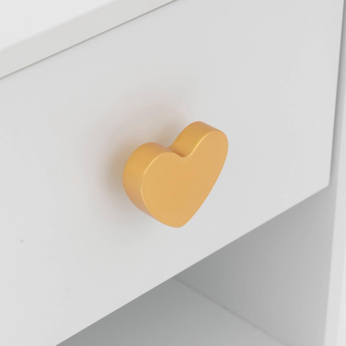 Atmosphera - Kinder nachttisch Amour weiß h40cm