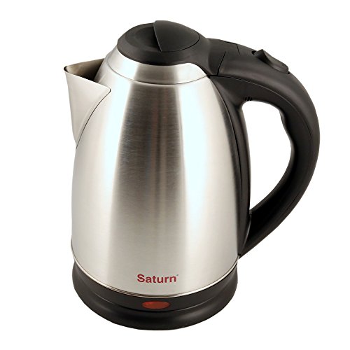 Saturn Wasserkocher, Edelstahl, 1,7 l