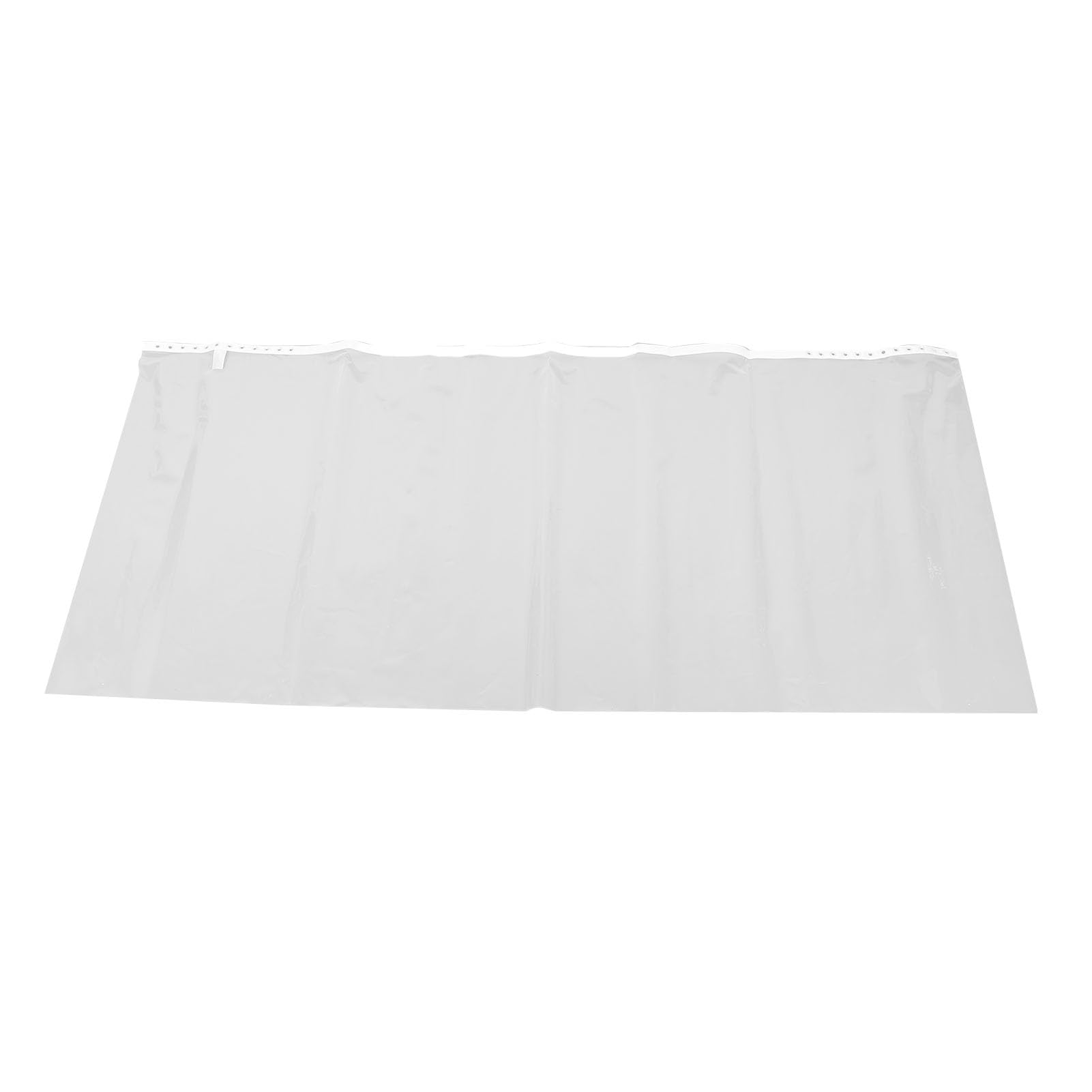 KIMISS Doublure de Rideau de Douche en Plastique Transparent avec Crochets Réglables pour la Protection de la Salle de Bain, Rideau de Bain EVA Imperméable et Durable