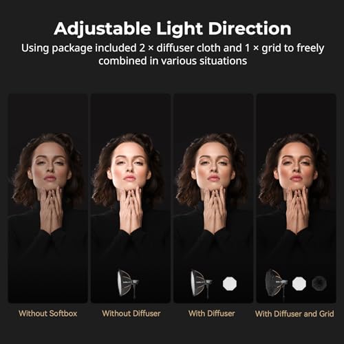 Image of SmallRig 35 inch Bowens Mount Softbox Photography Lighting Kit, Quick Release