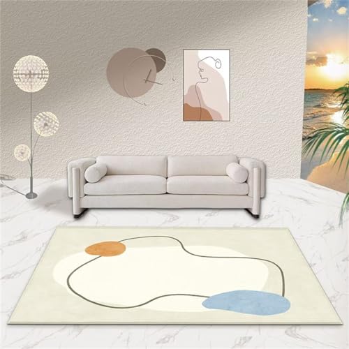 Tapis salon bleu pas cher pour réchauffer un intérieur moderne - 2