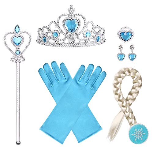 URAQT Princesa Disfraces con Accesorios, Accesorios de Princesa Disfraces, Princesa Vestir...