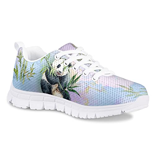 Kids Novelty Shoes for Girls Breathable Mesh Lightweight Running Tennis Shoes Cute Print Athletic Sneakers2