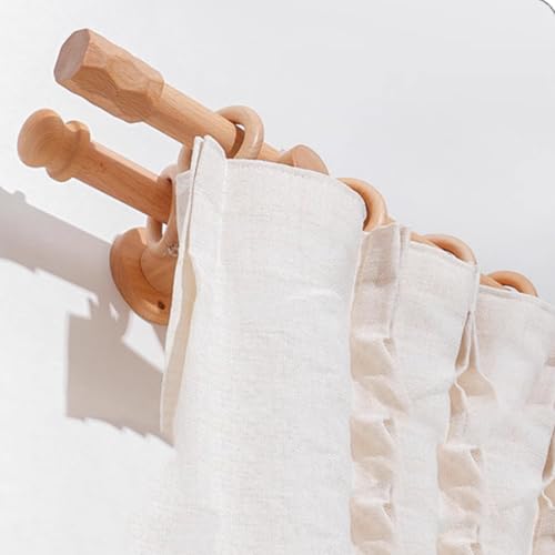 Tringle double usage 200 cm rideaux draperies et stores romains