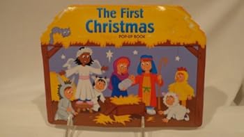 Hardcover The First Christmas Pop-up Book