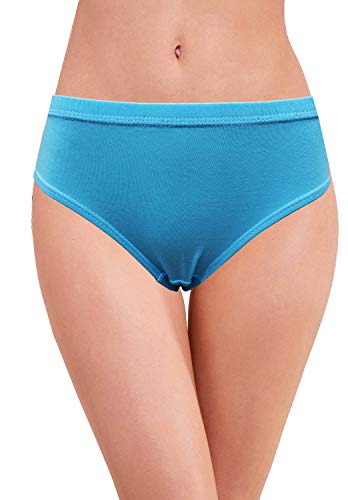Image of RC. ROYAL CLASS Women Cotton Plain Solid Hipster Multicolored Panty - (Pack of 6)