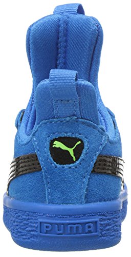 PUMA unisex-kids Suede Fierce Patent Block Jr Sneaker3