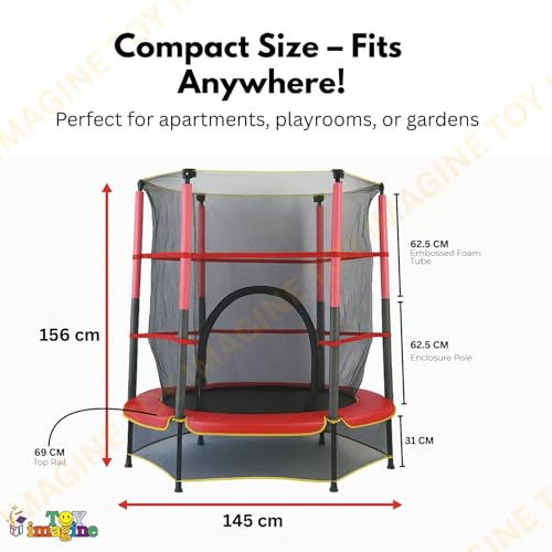 Image of Toy Imagine 4.5FT Kids Trampoline with Safety Net
