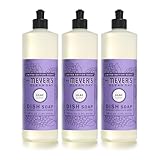 Mrs. MEYER'S CLEAN DAY Liquid Dish Soap, Lilac Scent, 16 Ounce Bottle (Pack of 3)