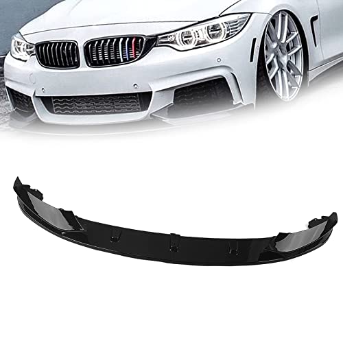 Lèvre de pare-chocs avant BMW Série 4 F32 F33 F36 M Sport noir brillant