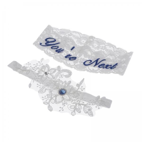 3x2 Piece Women's Lace Flower Leg Garter Belt Rings Blue | Clothing, Shoes & Accessories | Womens Clothing | Intimates & Sleep | Garter Belts