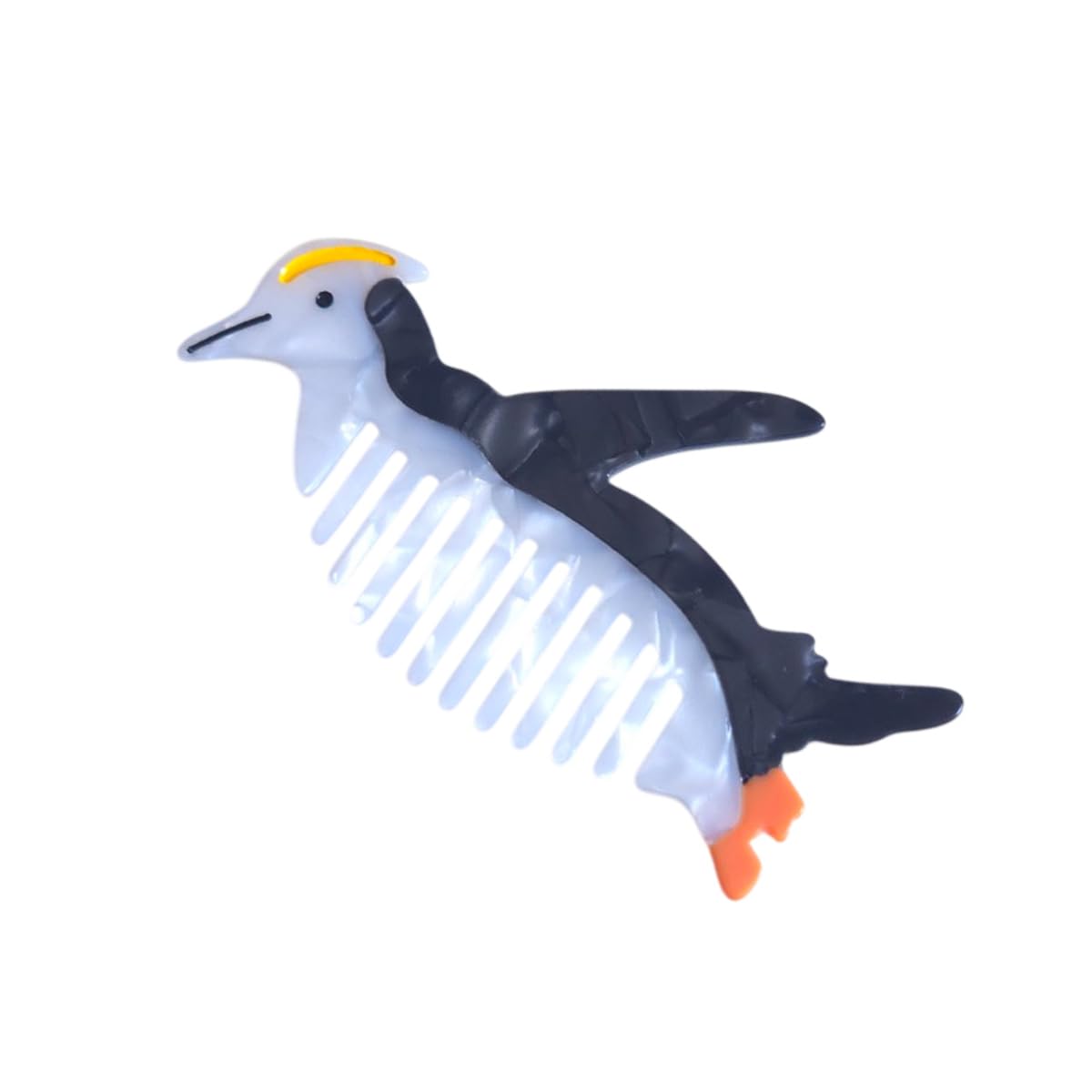 Cute Swan Shaped Combs,Acetate Hair Comb for Women,Bird Shaped Wide Tooth Comb for Curly & Thick Hair image 3