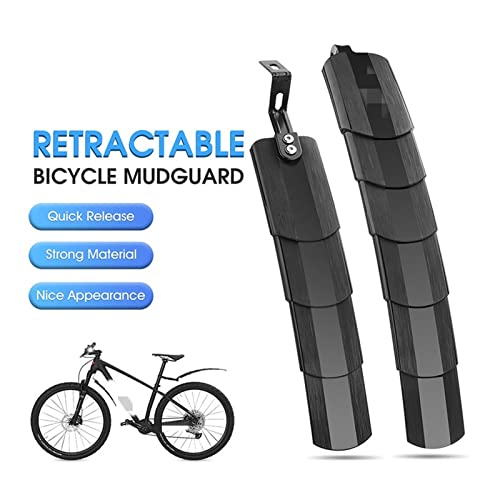 Guardabarros para bicicleta plegable que soluciona las salpicaduras traseras 4