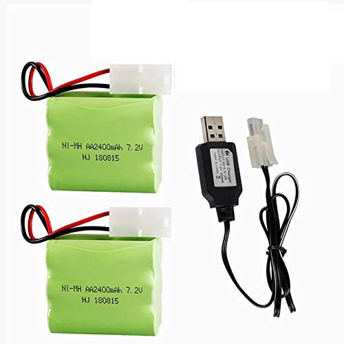 Amazon.co.jp 7.2V 2400mAh NIMH AA バッテリーパック Standard Tamiya プラグ RC Car