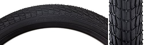 Sunlite Freestyle Kontact Park Street Road Bicycle Oem Bike Tire Tube Bundle 20 X 1.95 (Black) #TOP1