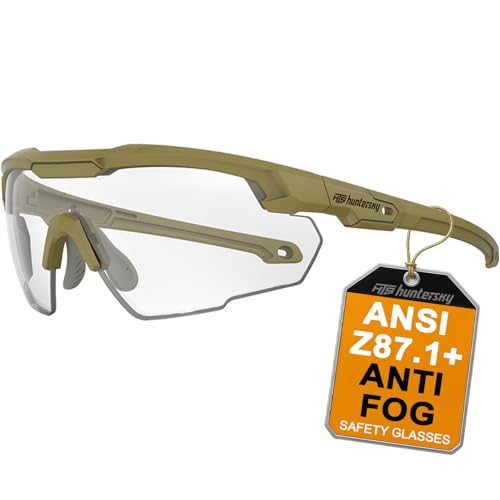 412JrCkBn3L. SL500 HTS HUNTERSKY HTS ballistic Glasses men S57 safety glasses tactical glasses, eye protection for shooting range OSHA Medical Dental