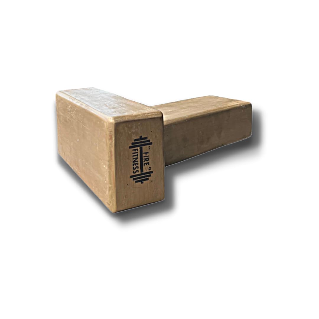 FIRE FITNESS set of-2 yoga blocks for home gymnastics exercises equipment for men solid wooden eco-freindly equipment for strength exercises