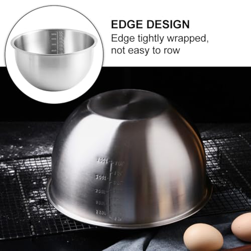 Cabilock Bowl de Acero Inoxidable 24 cm para Cocina miniatura 6