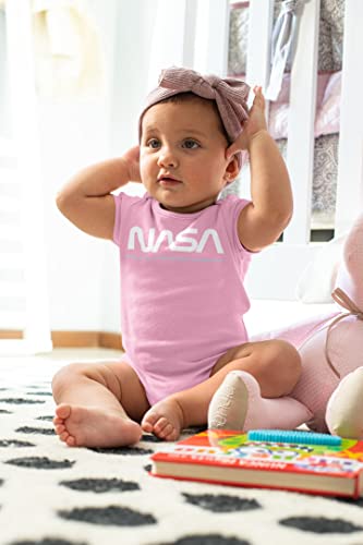 Nasa Approved Worm Logo Vintage Retro Graphic 80S Infant Baby Boy Girl Bodysuit White 6M #TOP5
