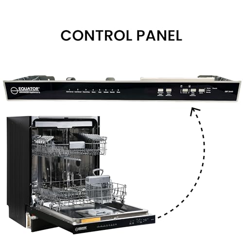 Equator 24 in Dishwasher Top Control 3 Rack 15 place 3.4g QUIET 51 dB 110V EStar in Black - Thumbnail 7