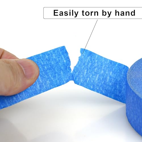Image of 2 Pack Blue Painters Tape - Masking Tape 1 Inch Wide - Multi-Surface, Smart Adhesion, Indoor & Outdoor - 180FT Total - Paint Tape for DIY, Labeling, Art, Car, General Purpose (#3910)