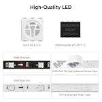 BTF-LIGHTING WS2811 Addressable RGB LED Strip 16.4FT 300LED DC12V IP30 - Image 3