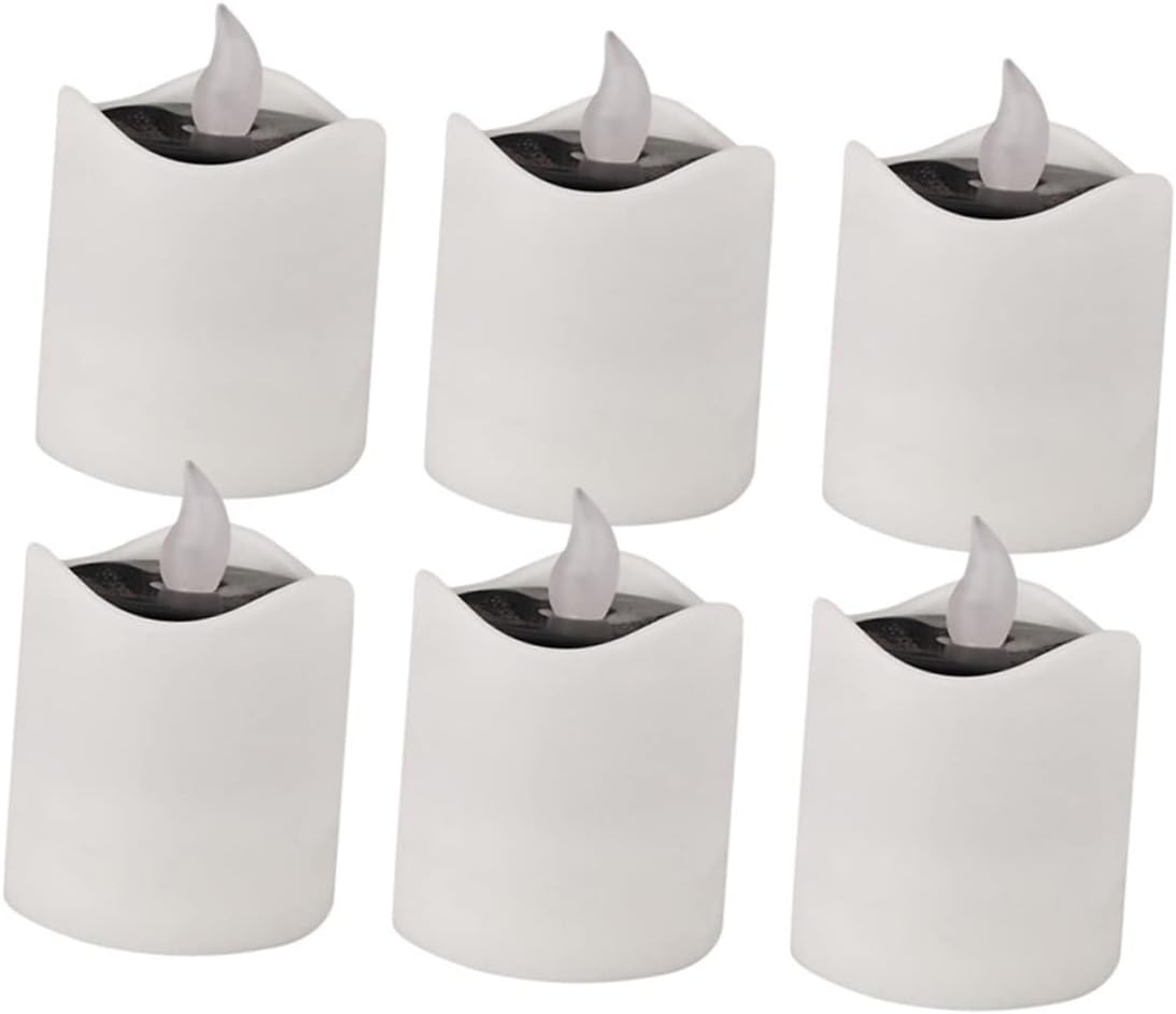 6pcs Solar Candle Light Solar Candle Lamp Solar Rechargeable Tea Wax Lamp Outdoor Solar Outdoor Candle Lantern Solar LED Candle Lamp Battery Candle Lanterns Decorative Candles Abs 6pcs Solar Candle Light Solar Candle Lamp Solar Rechargeable Tea Wax Lamp Outdoor Solar Outdoor Candle Lantern Solar LED Candle Lamp Battery Candle Lanterns Decorative Candles Abs