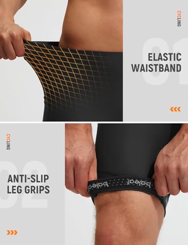baleaf Men's 4D Padded Bike Shorts