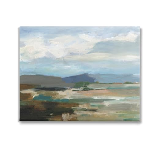 Stupell Industries Abstract Cloudy Mountains Canvas Wall Art by Ethan Harper by Stupell Industries - Used condition - US$50.07