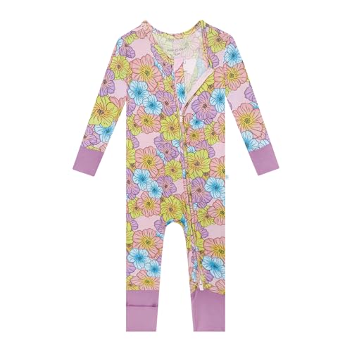 Image of Posh Peanut Girls Convertible Baby Sleepers, Toddlers Footless Pajamas | True To Size Fit With 2-Way Zipper, Convertible Mittens /Footies With Grips, Tagless Gentle Comfort, Easy Care Wash