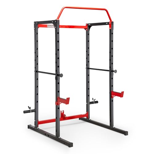 Marcy Power Cage with Pull Up Bar 600 lb Squat Rack, Plate Storage SM-0562
