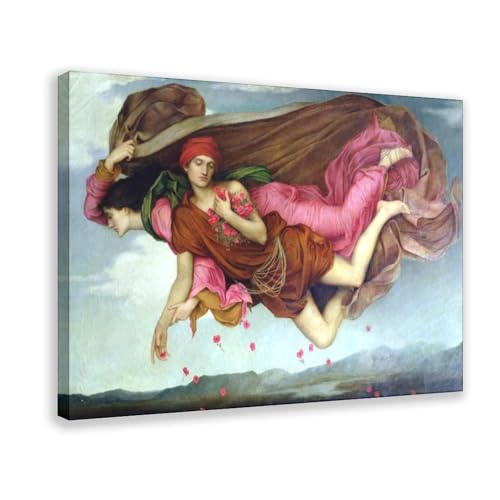 Impression sur toile Evelyn De Morgan Night And Sleep 50x75 cm