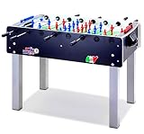 Calciobalilla ROBERTO SPORT PROFESSIONAL SOCCER NERO Aste Rientranti da Interno...