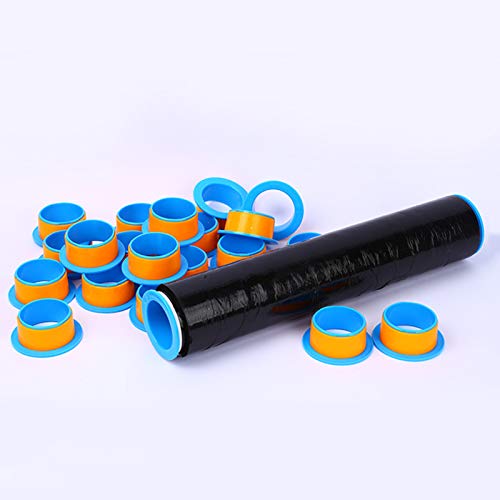 Ovov Stretch Wrap Dispenser 2 Pair Plastic Hand Saver Fit For 3” Core Shrink Wrap Holder (Blue) Free #TOP6