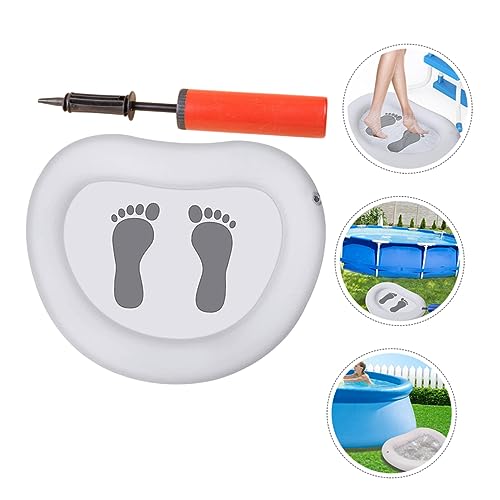 Set de piscina inflable para pies con bandeja espaciosa miniatura 2