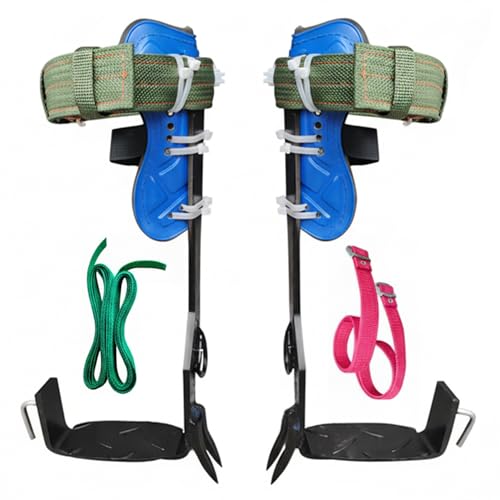 Pointes d'escalade d'arbre en acier avec double sangle pour élagage
