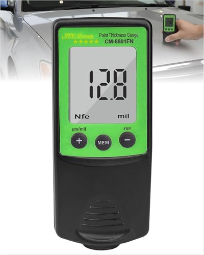 Paint Thickness Gauge CM-8801FN by VVV-Group – Popular Automotive Paint Meter for Used Car Inspection – 2026 Model with Auto Fe/NFe Detection – Fast, Accurate & Easy Tool for Car Buyers and Detailers