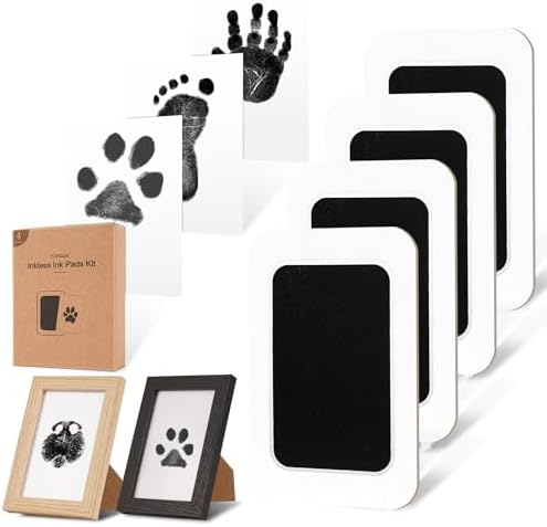 Inkless Paw Print Kit for Dogs,Cats & Babies - Clean Touch Dog No...