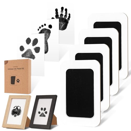catose Inkless Paw Print Kit with Frames