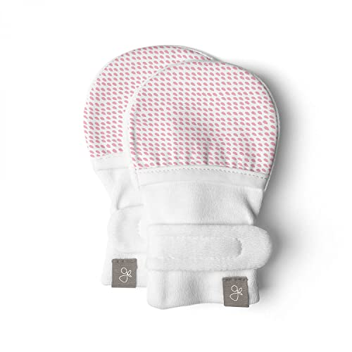 goumikids Viscose Made from Bamboo Cotton Stay-On Mitts, 0-3 Drops Mitts