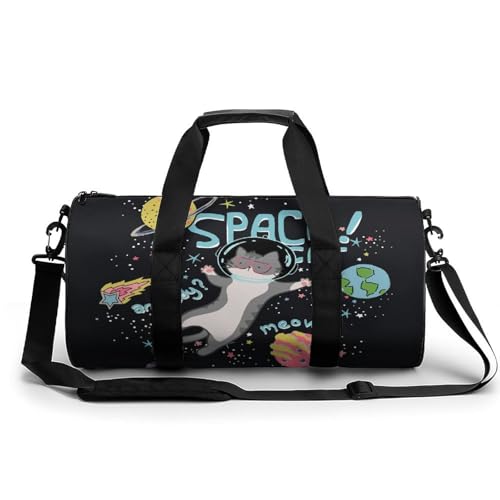 Sac de sport chat planète espace pour ne plus manquer de place