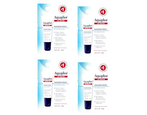 Aquaphor Lip Repair Ointment - Long-lasting Moisture to Soothe Dr...