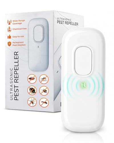 Image of Pest Defence Ultrasonic Pest Repeller, Bye Critter Ultrasonic Pest Repeller Plug-in Mouse Repellent for Home - Repels Mice, Spiders, Rodents, Cockroaches, and Ants - Eco-Friendly, Chemical-Free
