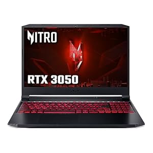 Acer Nitro 5 AN515-57 15.6-inch Gaming Laptop – (Intel Core i5-11400H, 16 GB RAM, 512 GB SSD, NVIDIA GeForce RTX 3050 4G, 1920 x 1080 144Hz Display, Windows 11, Black)