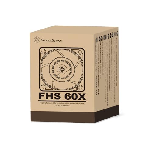 Image of Silverstone Technology FHS 60X High Performance (up to 15,000rpm) 60mm x 38mm PWM Industrial /Server Fan, SST-FHS60X