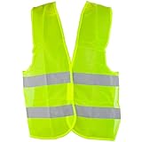 Warnweste-Tagesleuchtfolie,Gelb,Seitlich geschlossen,Folgeunfälle vermeiden durch Sichtbarkeit von Fahrer und Insassen