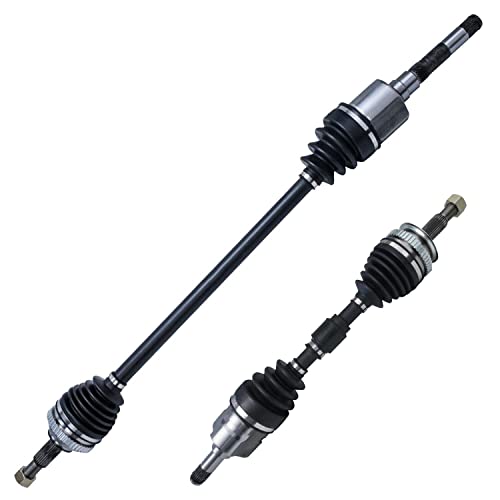 Image of Detroit Axle - FWD Pair Front CV Axles for 2003-2007 Dodge Grand Caravan Chrysler Town & Country 2004-2008 Voyager, CV Axle Shafts Assembly Caravan Voyager Replacement